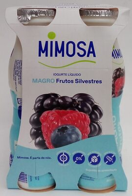 Iogurte líquido magro frutos silvestres