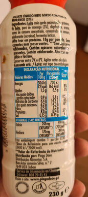 Iogurte Líquido com Alto teor em Proteína Morango