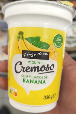 Iogurte Cremoso com Pedaços de Banana