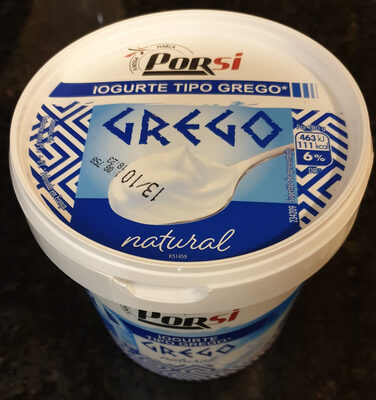 Iogurte tipo grego natural