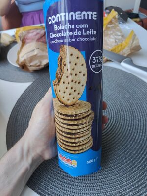 Bolachas com Chocolate de Leite l