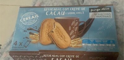 Bolachas matinais com cacau