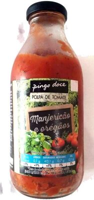 Polpa de Tomate manjericâo e oregãos