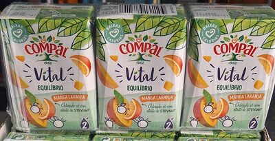 Compal vital manga laranja pack3
