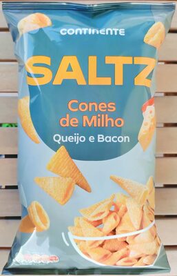 Cones De Milho Queijo E Bacon