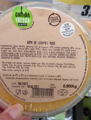 Sopa de Legumes 900g