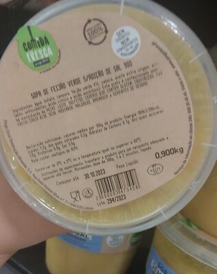 Sopa de Feijão Verde s/Adição de Sal 900