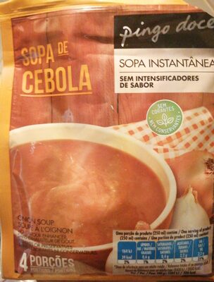 Sopa Instantânea Sopa de Cebola