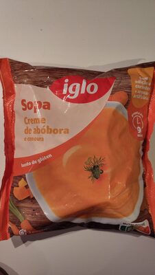 Sopa - Creme de Abóbora e Cenoura