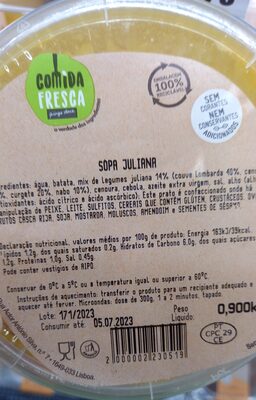 Sopa Juliana 900g