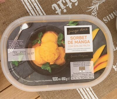 Sorbet de manga