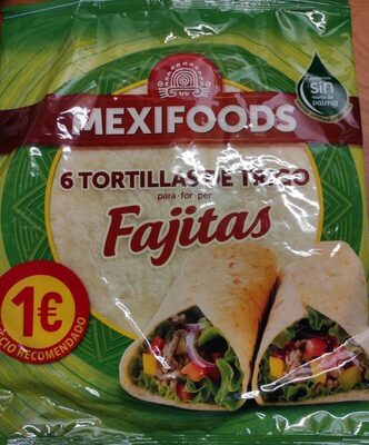 Tortillas de trigo para fajitas