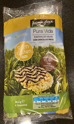Tortitas de Milho com Chocolate Preto