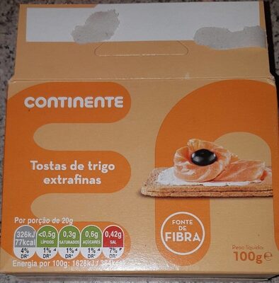 Tostas de trigo extrafinas