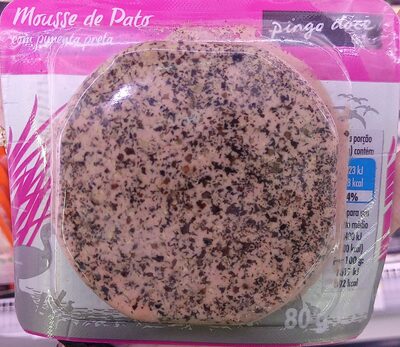 Mousse de Pato com pimenta preta