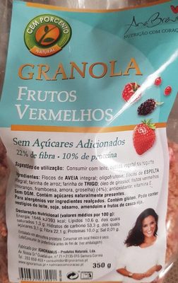 Granola frutos vermelhos