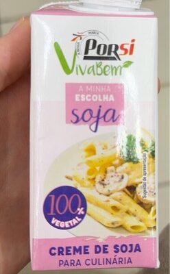 Creme de Soja para Culinária