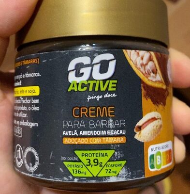 Creme para Barrar Avelã, Amendoim e Cacau