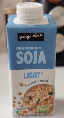 Creme Culinário De Soja Light