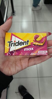 Trident max framboesa limão