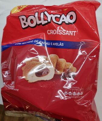 Croissant com Recheio de Cacau e Avelãs