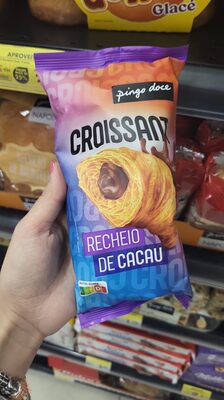 Croissant recheado cacau