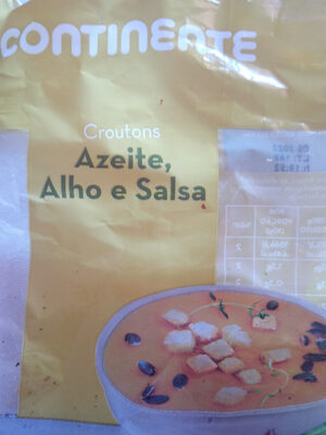 Croutons Azeite, Alho e Salsa
