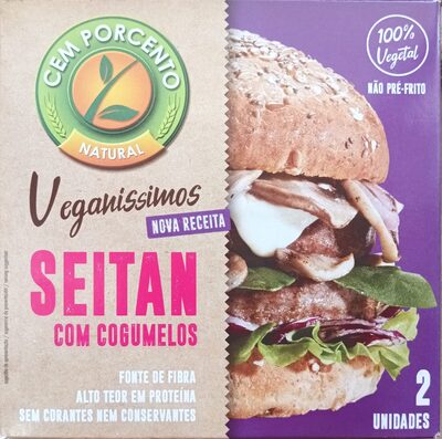 seitan com cogumelos