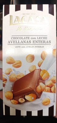 tablete lá casa leite avelãs
