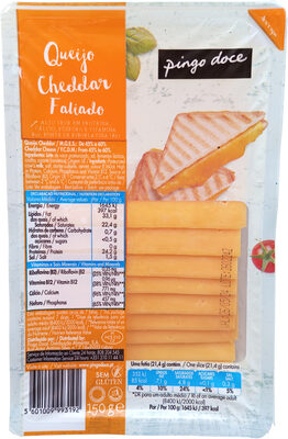Queijo Cheddar Fatiado