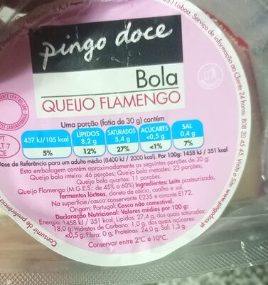 Queijo Flamengo Bola