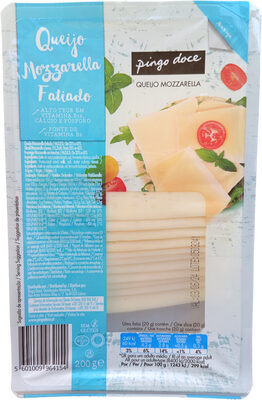 Queijo Mozzarella Fatiado