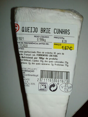 Queijo Brie Cunhas