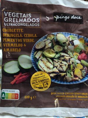 vegetais grelhados ultracongelados