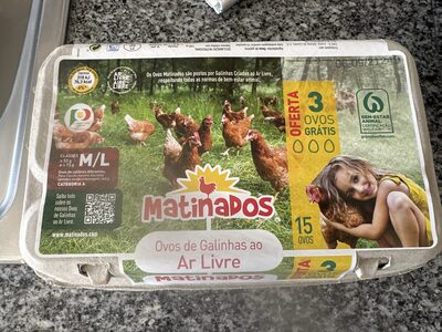 Ovos de Galinhas ao Ar Livre M/L