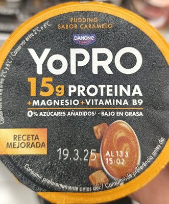 yopro proteína caramelo